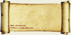 Ivanka Tanasković vizit kartica